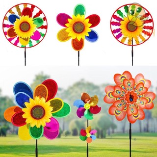 Moinhos De Girassol Coloridos MILLNEY De Alta Qualidade Para Giradores De Vento De Plástico Jardim Doméstico
