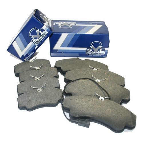 Pastilha Freio (com Mola) Dianteira E Traseira Ducato Aro 15