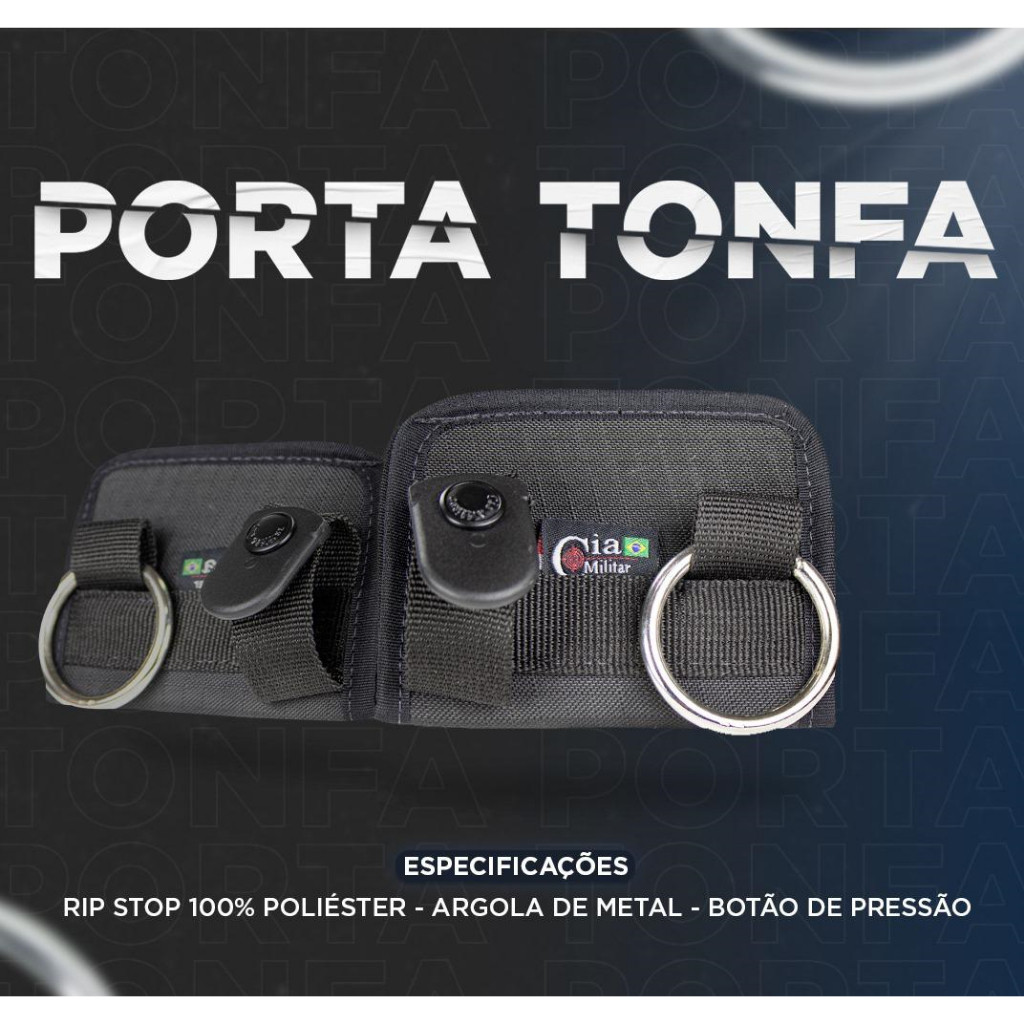 Porta Tonfa Cia Militar Cm0006