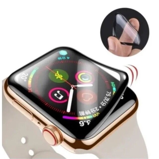 PELÍCULA APPLE WATCH Smartwatch Gel 3D Nano Curvada 38mm 40mm 41mm 42mm 44mm 45mm 49mm — imagem 2 de 2