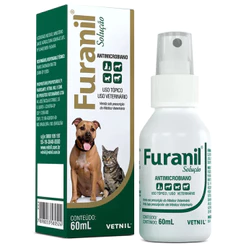 Furanil Solução Spray Vetnil Cães E Gatos 60ml