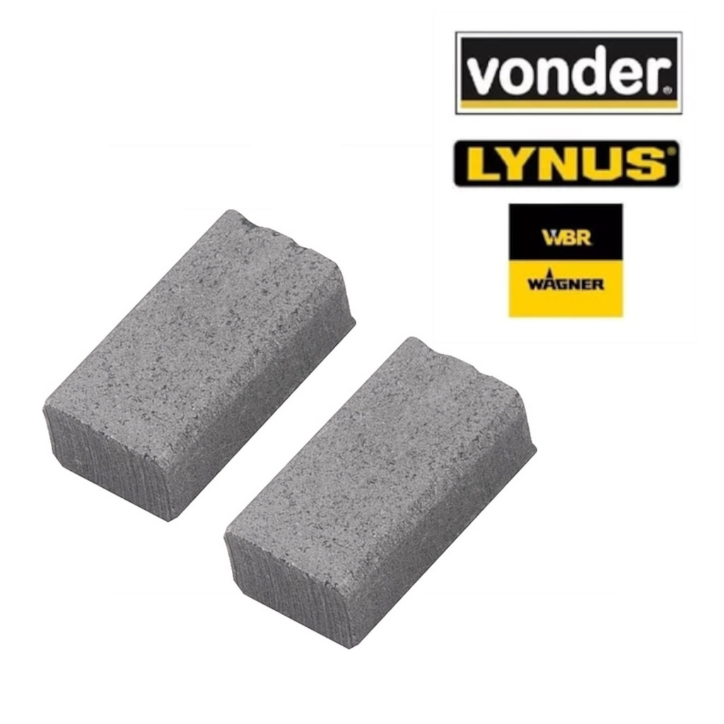 Escova de Carvão lixadeira De Teto E Parede Wbr vonder lynus Wagner Infinity Dexter 127V