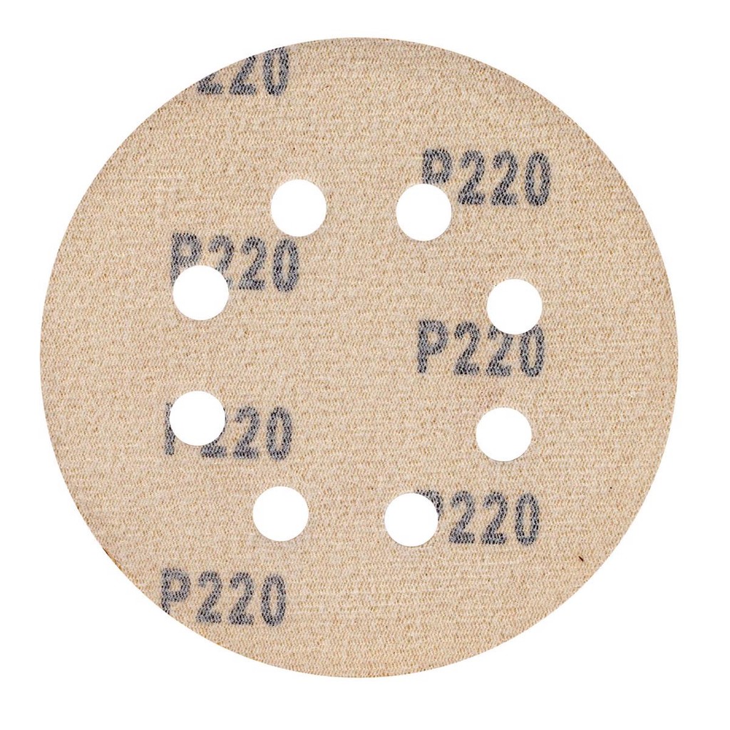 Disco de Lixa Com Velcro 5'' GR. 220 Com 10 Unidades (243,0026) - Rocast em Oferta na Shopee