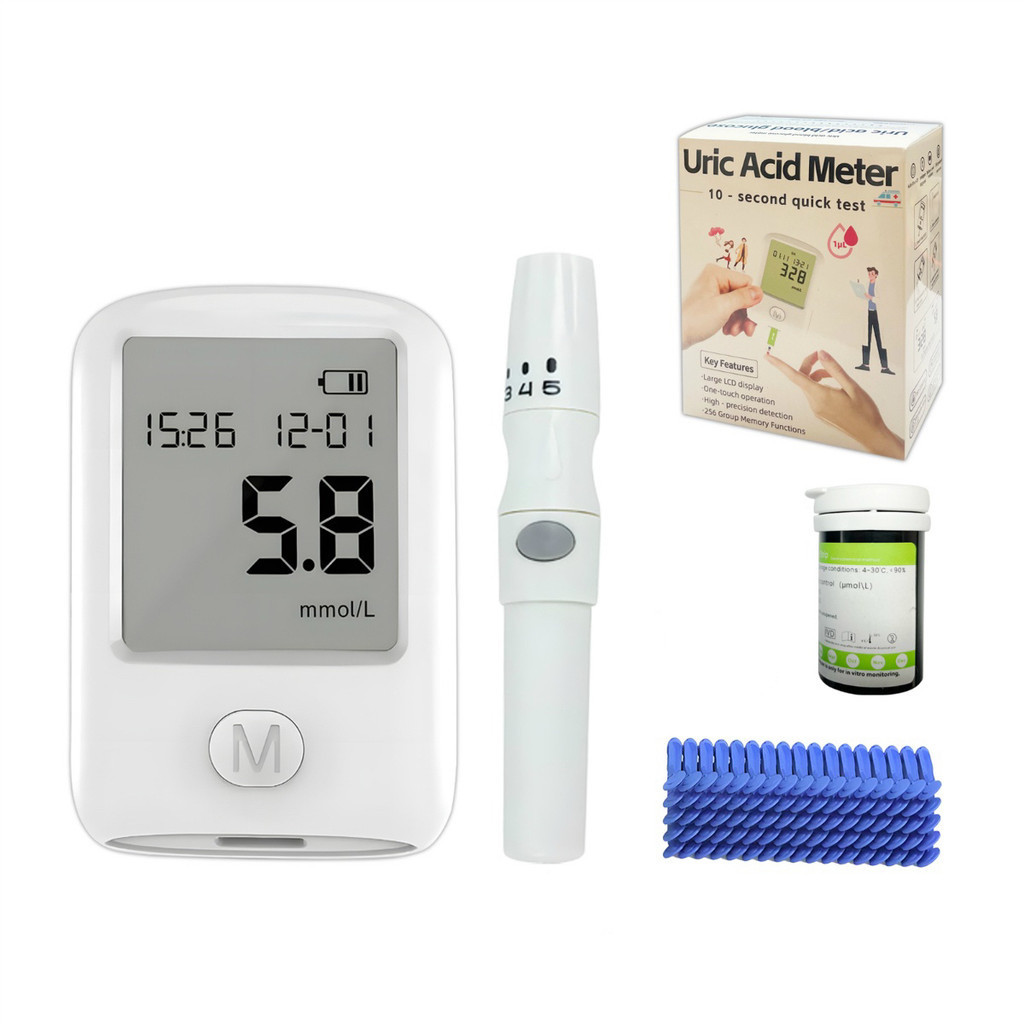 Kit de teste de ácido úrico com 25 tiras de teste SU