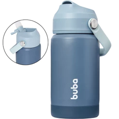 Copo Térmico Ocean Parede Dupla Com Canudo 20845 - Buba