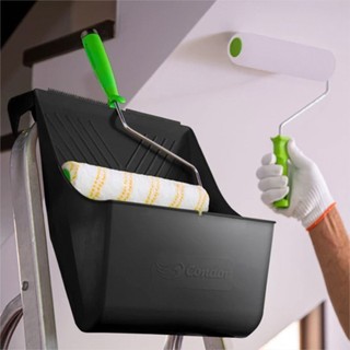 Bandeja Caçamba de Pintura Bandeja C/ Suporte Escada Bandeja de Tinta Capacidade 3,6L - Condor