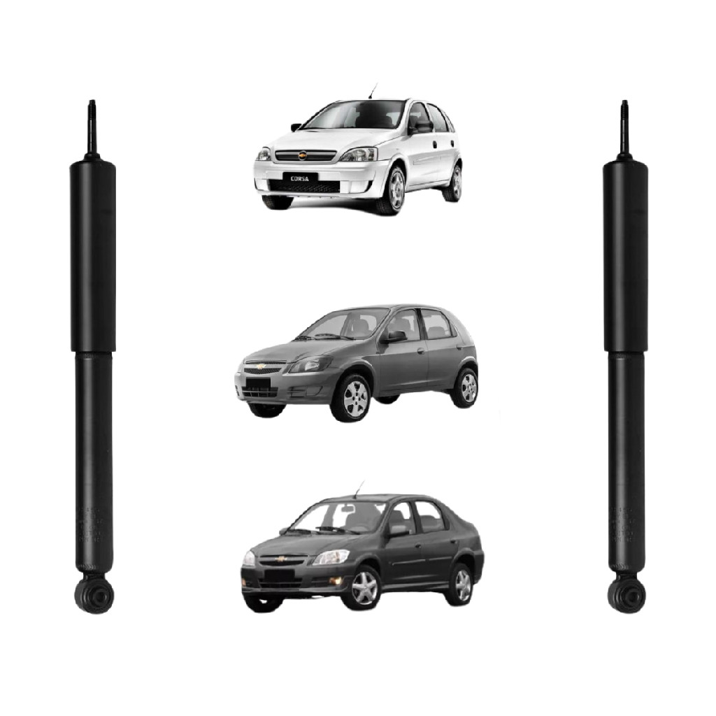 Par Amortecedor Kayaba Traseiro Chevrolet Celta 2001 A 2015 Direito/Esquerdo