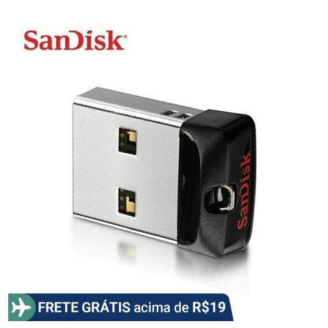 Pendrive 128 Gb 64 32 16 8 4 Pen Drive USB Cruzer Cz33 2.0 U Discoteca