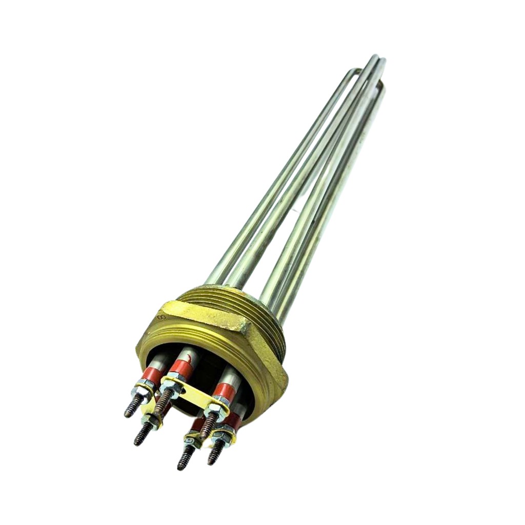 Resistência  Flange Rosca 2" U3 8,2X400mm 6000w 220/380v