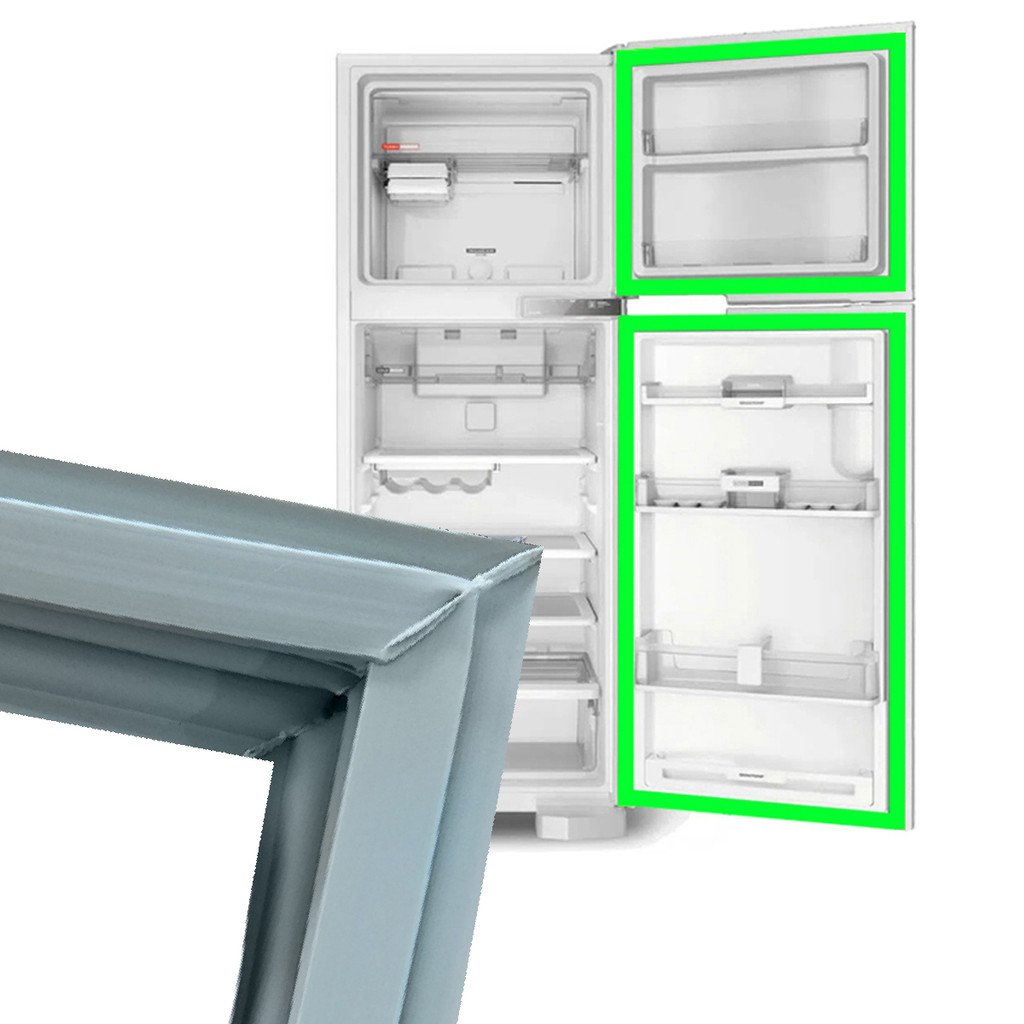 Jogo a Borracha Geladeira para Electrolux Medidas: 54X68 68X125 Modelo: DF50 DW50X