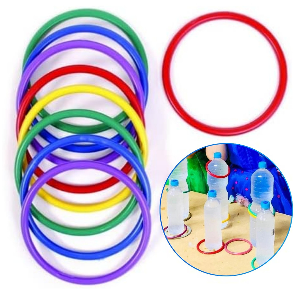 Kit Argolas Com 10 / 20 / 30 Unidades Coloridas 10cm · foto 2