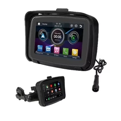 Central Multimídia para Moto CarPlay Touch Wi-Fi 1080p USB Android Auto IP67 Knup KP-RA906