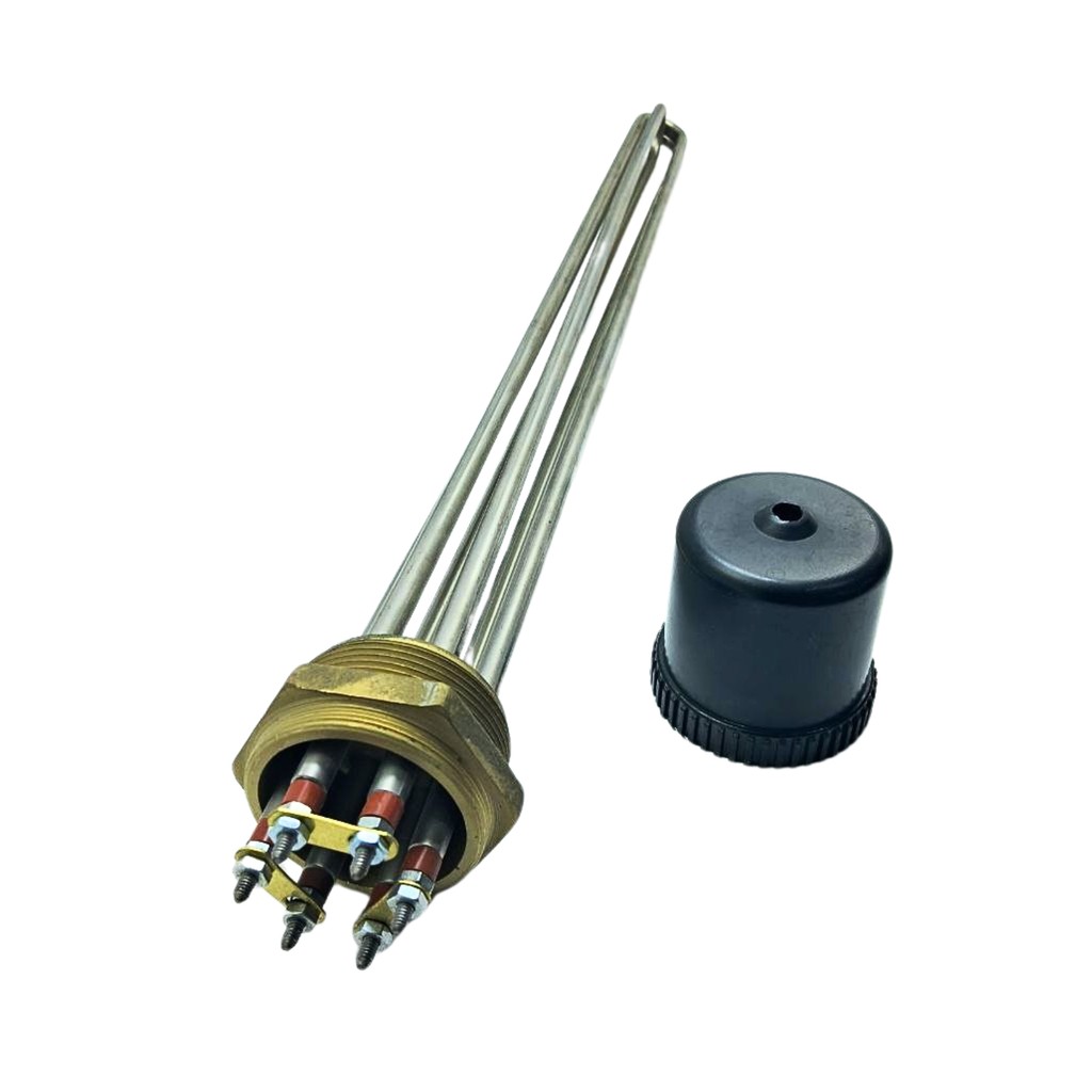 Resistência Boiler Flange Rosca 2  C/caneca 9000w  220/380v