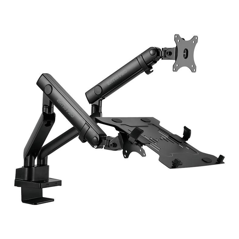 Suporte Articulado Para Notebook e Monitor Zinnia SNT10 PRO, 17 Pol., a 32 Pol., ZNO-SNTPRO-BL01 em Oferta na Shopee