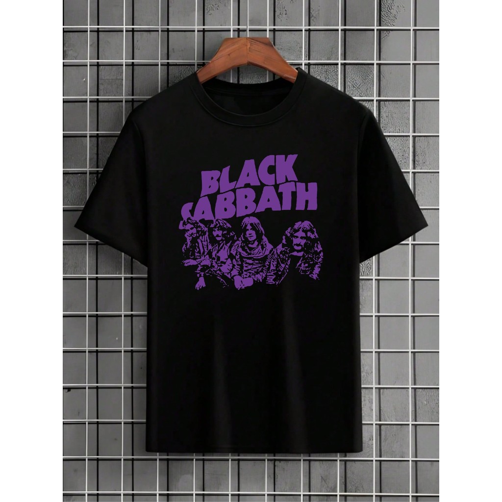 Camiseta Black Sabbath Banda Internacional Rock Heavy metal Camisa Blusa Unissex Masculino Feminino Streetwear Preto