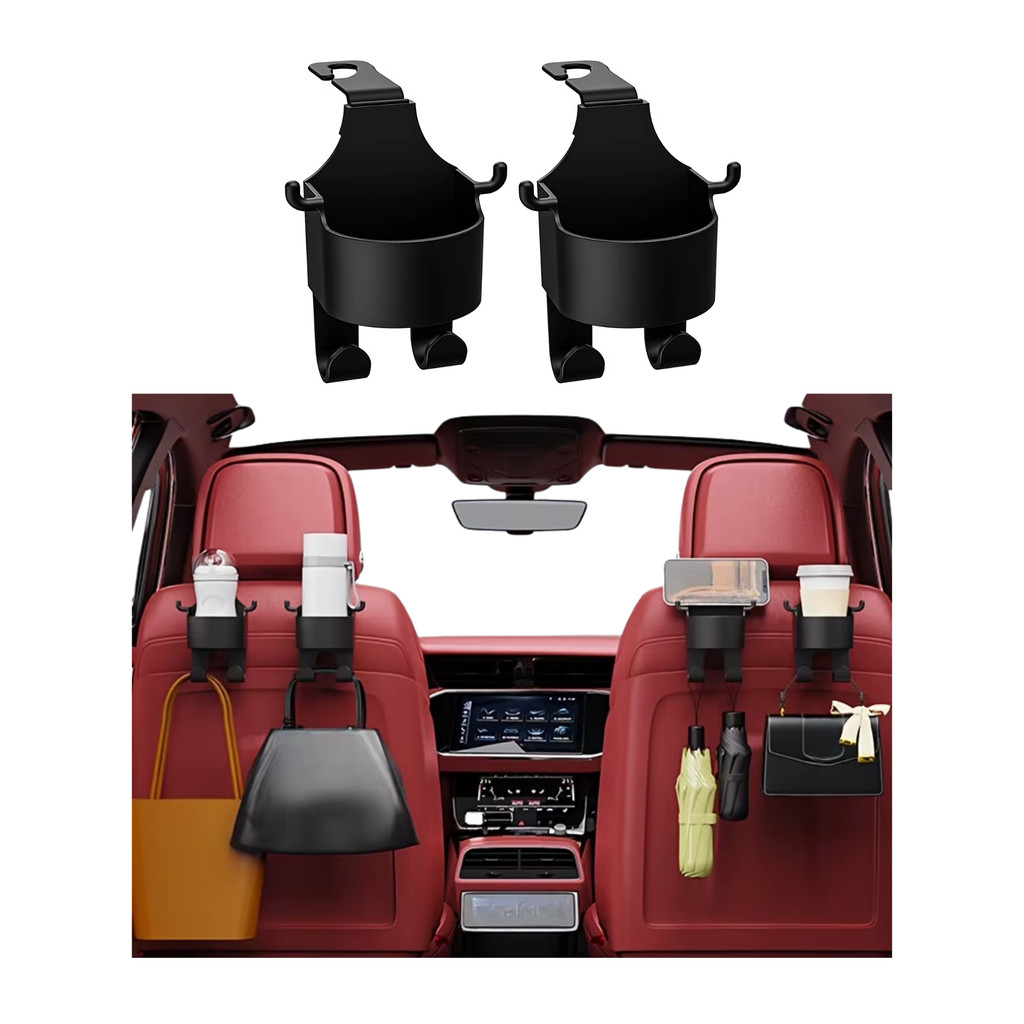 Kit 2 Suporte Sacola Bolsa Copo Latas SUV Caminhonete Carro 