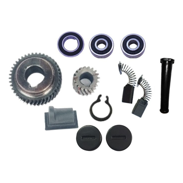 Kit Makita 4100NH Engrenagem Pinhão Protetor Cabo Protetor Gatilho Tampa P. Escova Trava Rolamentos