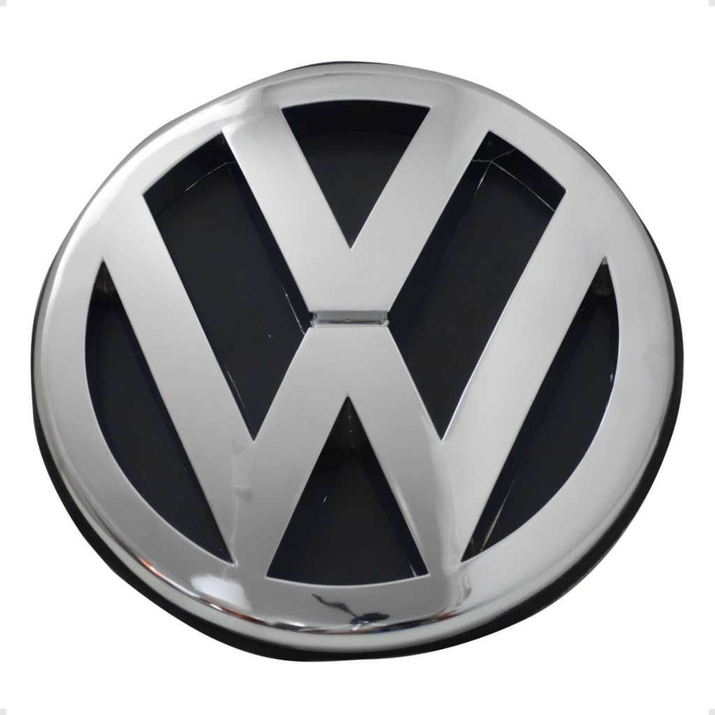 Emblema Logo Vw Tampa Traseira Saveiro Bola E G3 Até 2005 E Dianteiro Kombi 1997 Em Diante - 18cm de Diâmetro