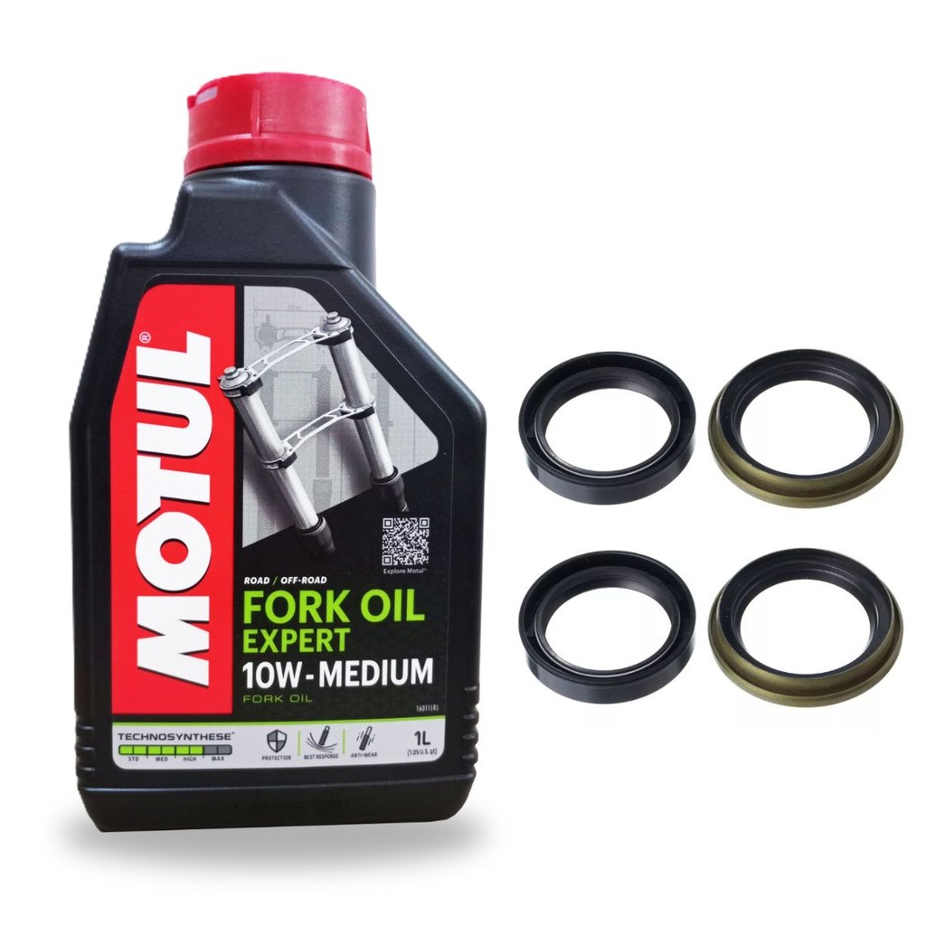 Óleo de Bengala Motul 10w Crf 230 + Retentores e Guarda Pó em Oferta na Shopee
