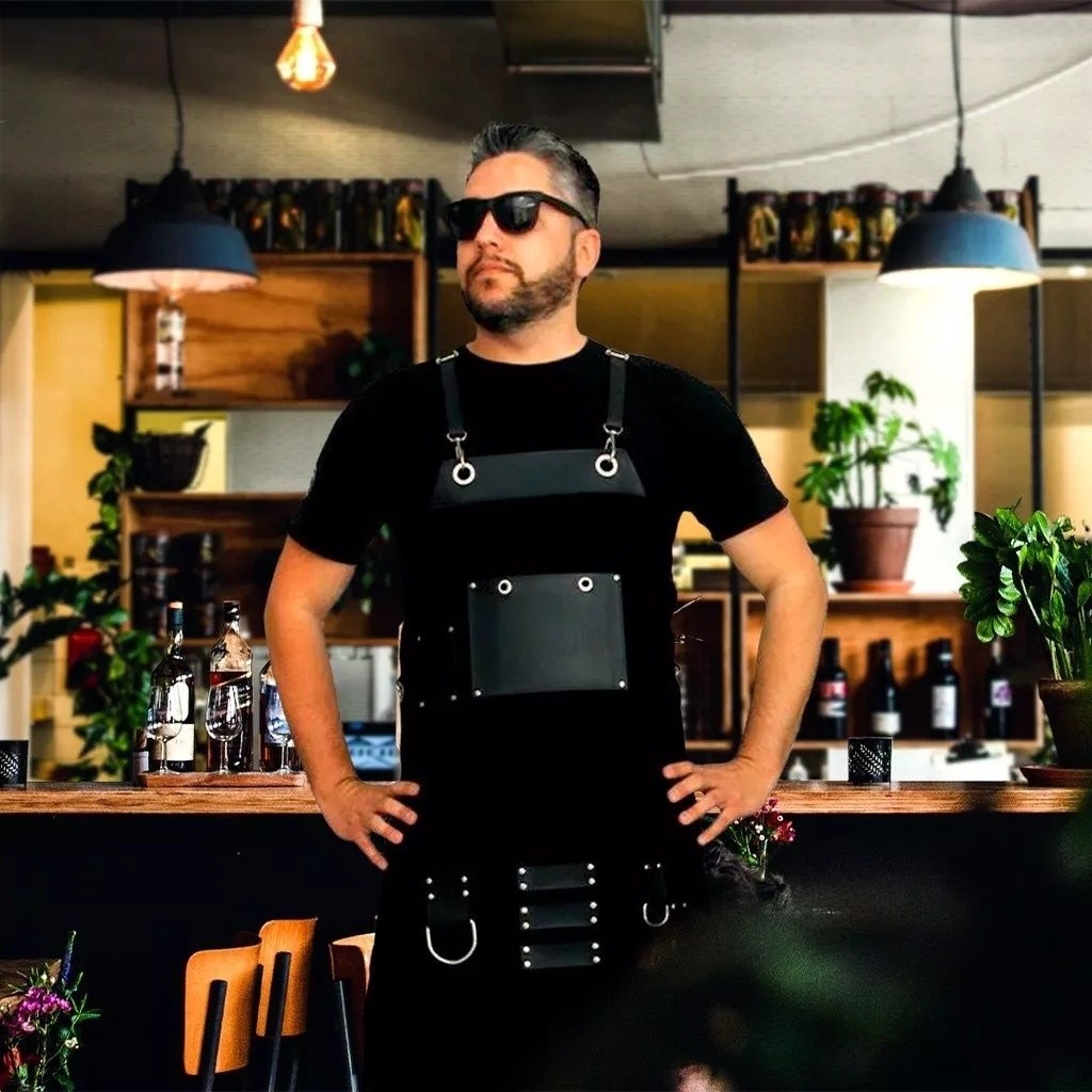 P/ Profissional Avental Barbeiro Bardenter e Churrasqueiro em Oferta na Shopee