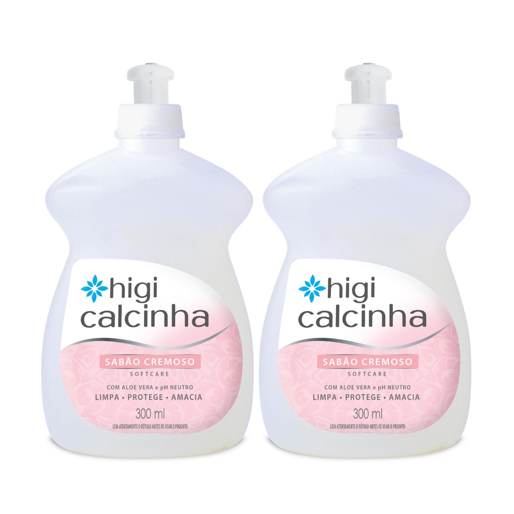Kit 2 Sabão Cremoso Softcare Limpa Protege Higi Calcinha - Home & Living