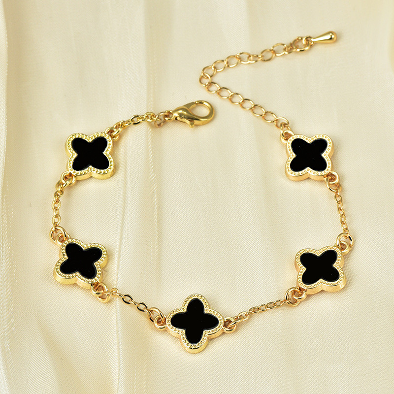 Pulseira Trevo da Sorte 4 Folhas | Presente Feminino Elegante