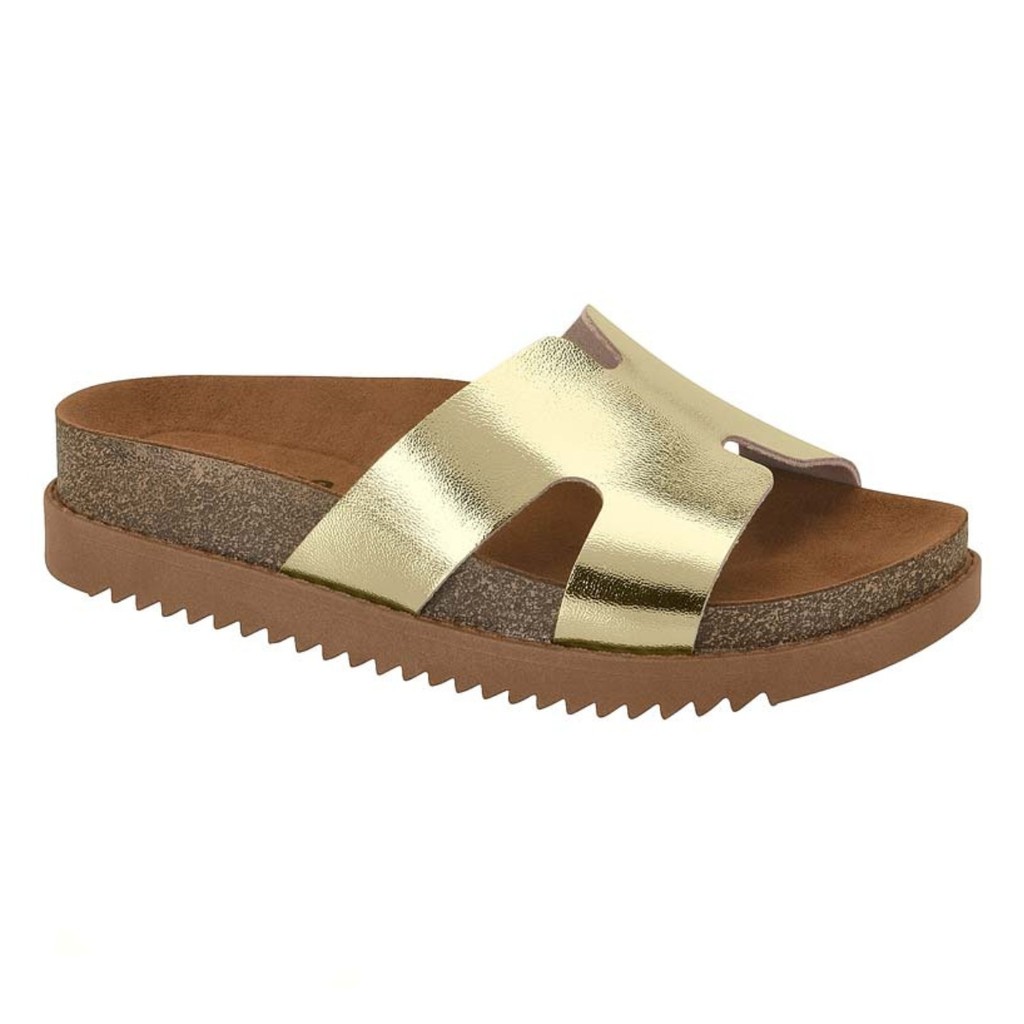 Chinelo Papete Feminina Moleca Slide Birken Tratorada Moda 5500.100 Original