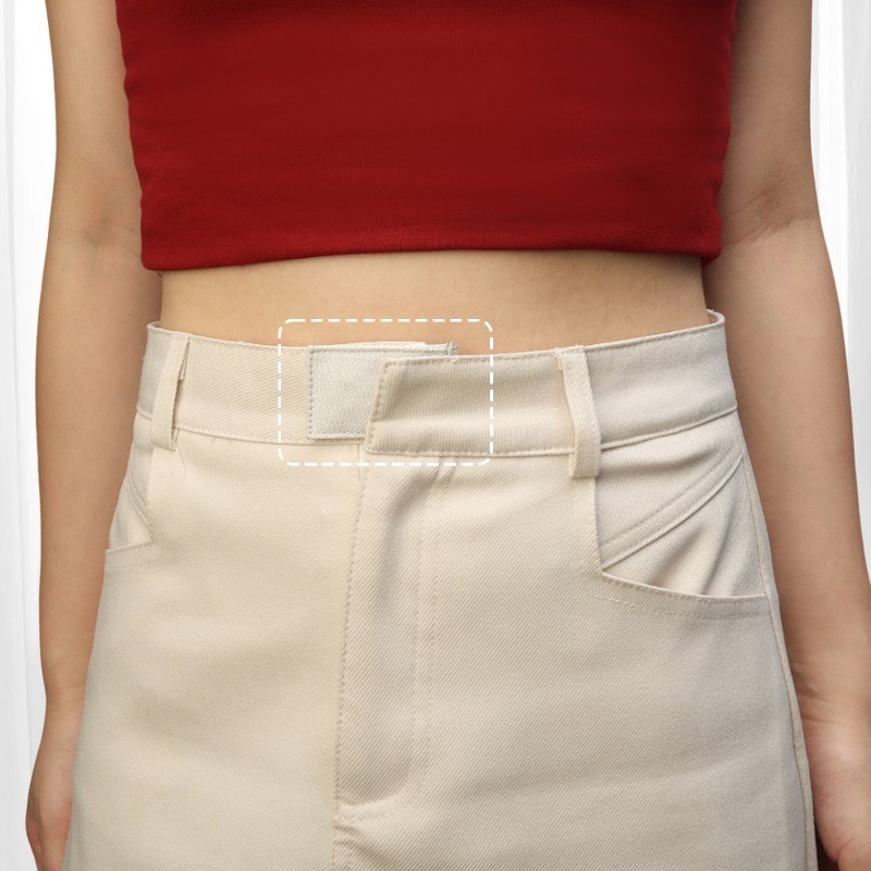 Botão Extensor De Cintura-Destacável , Ajustável , Elástico-Cinto Expansor Jeans-Fivela De Extensão De Calça-Para Saia , — imagem 2 de 2