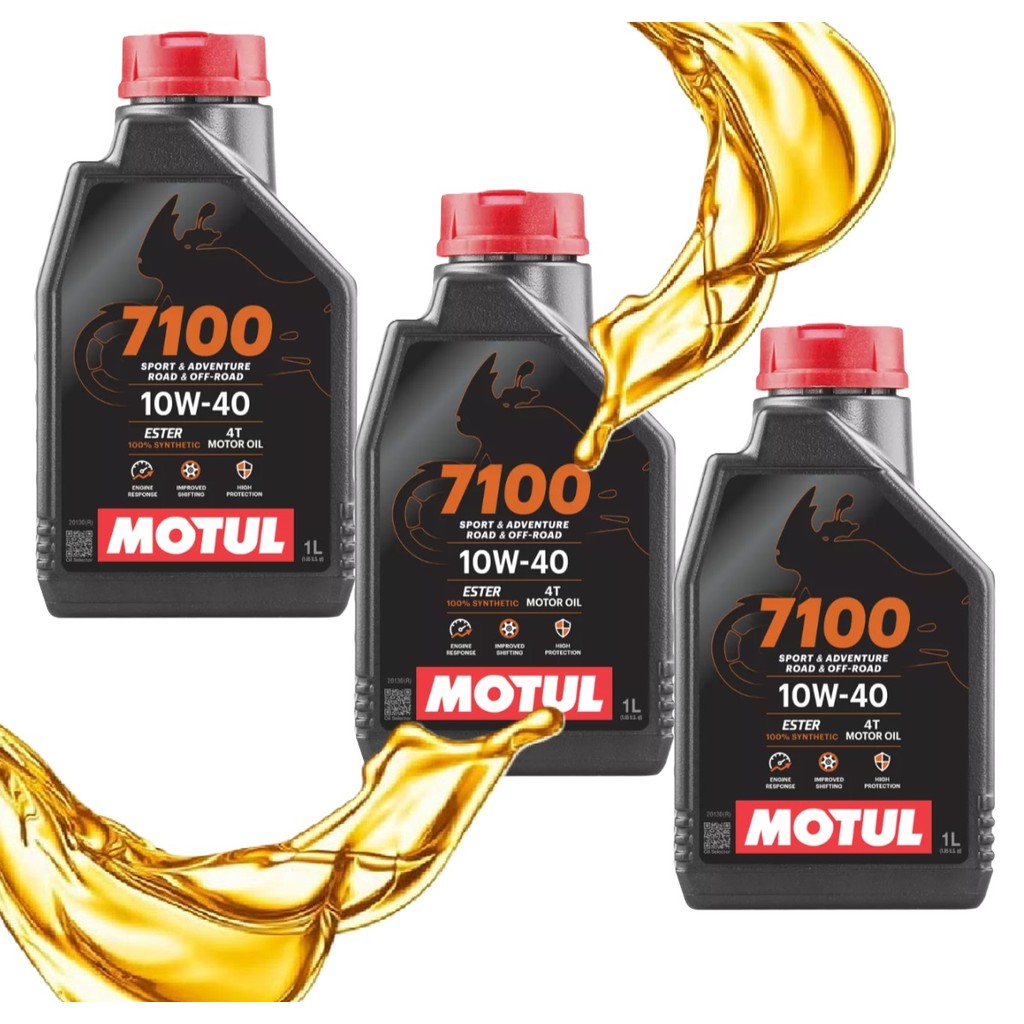 Óleo Motul 7100 10w40 100% Sintético 3 Litros em Oferta na Shopee