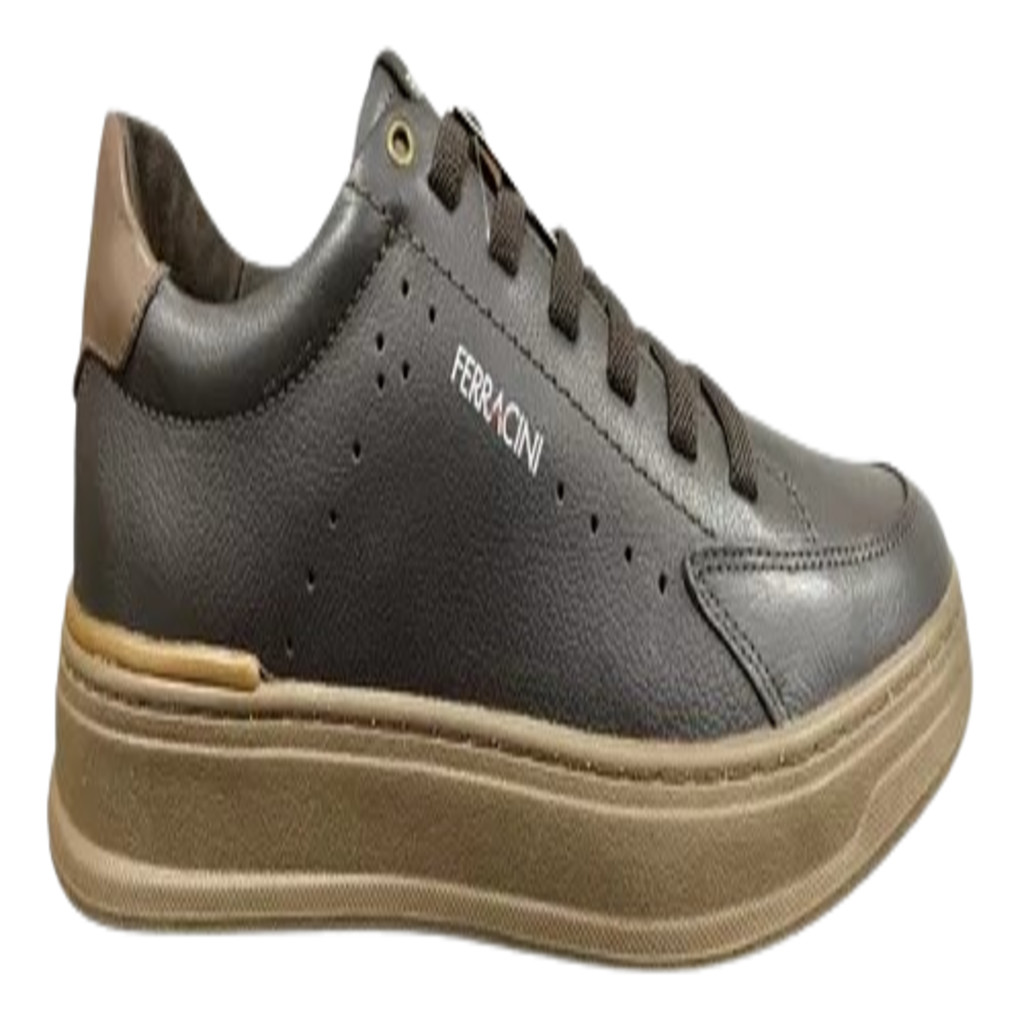 Sapatênis Casual Ferracini Gold FR-2074B-Masculino-Carbono