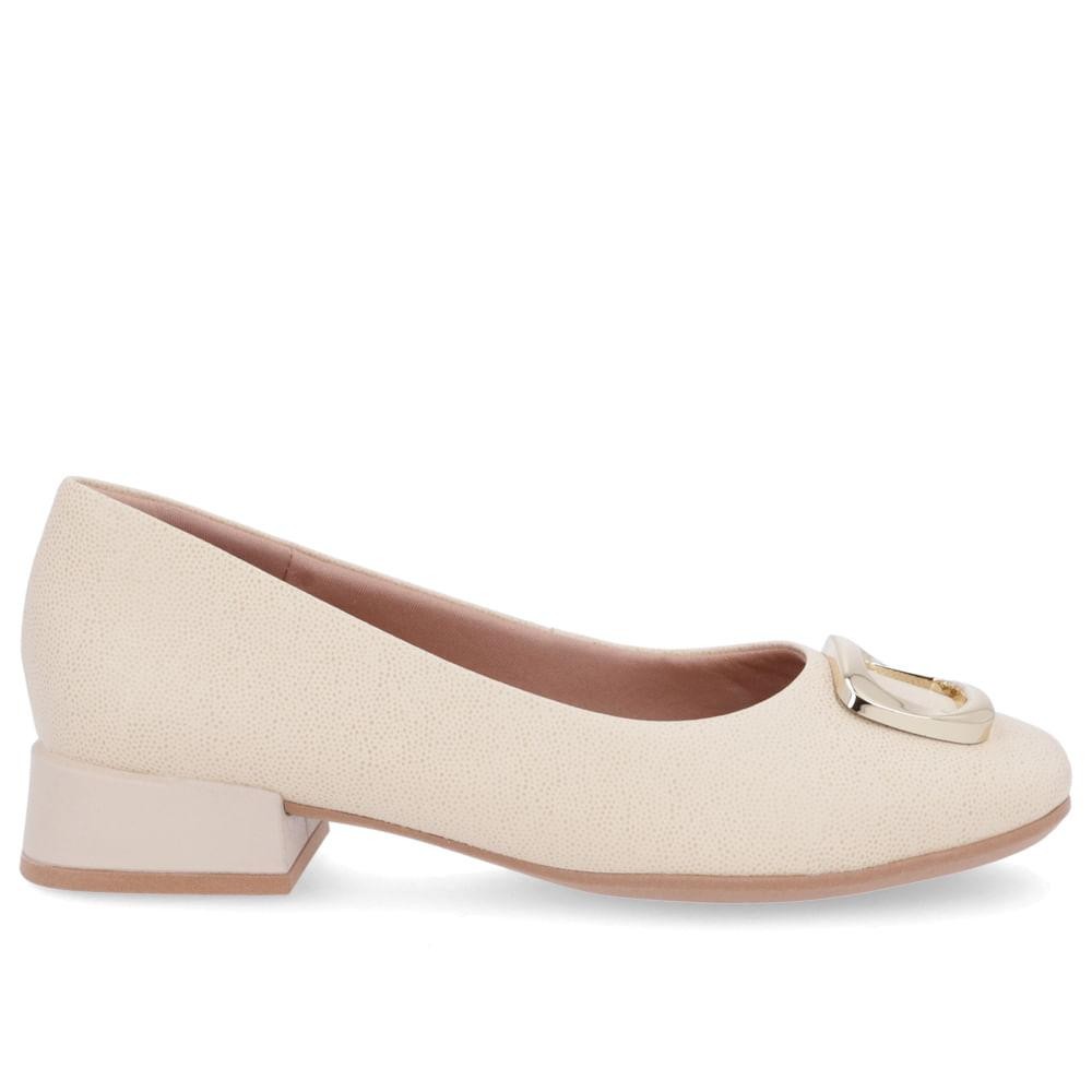 SCARPIN USAFLEX SALTO BLOCO REF AL2601 FEMININO
