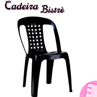 Cadeira Bistrô Super Resistente Plástica Bares & Lanchonetes Eventos Sítios em Oferta na Shopee