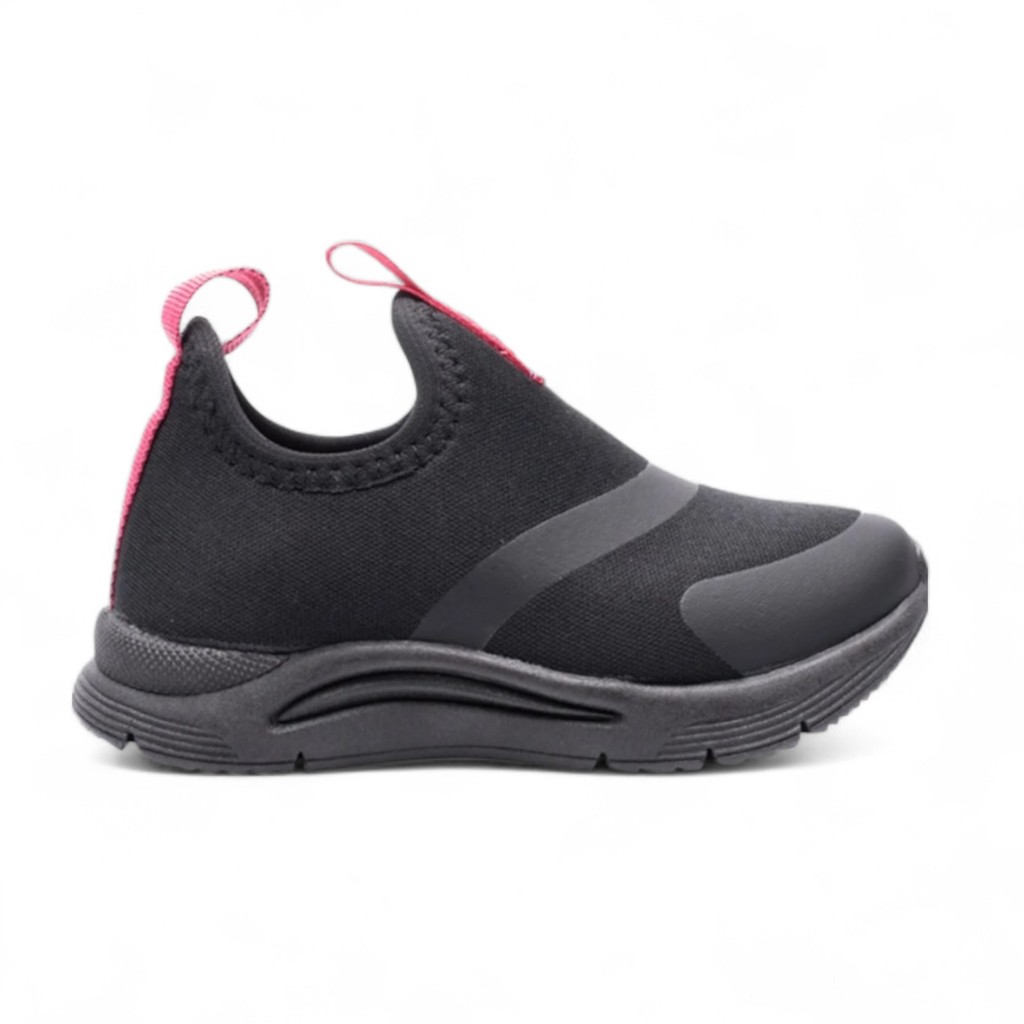 Tênis Infantil Feminino Preto/ Pink Klin 480049000