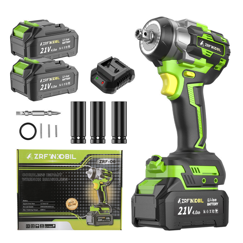 Parafusadeira Chave de Impacto Sem Fio Profissional com 2 Baterias 21V Carregador Acessórios em Oferta na Shopee