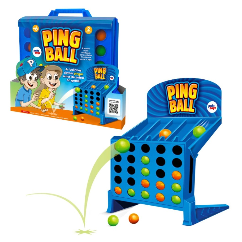 Jogo de Habilidades Ping Ball Infantil 4009 - Pakiplas em Oferta na Shopee