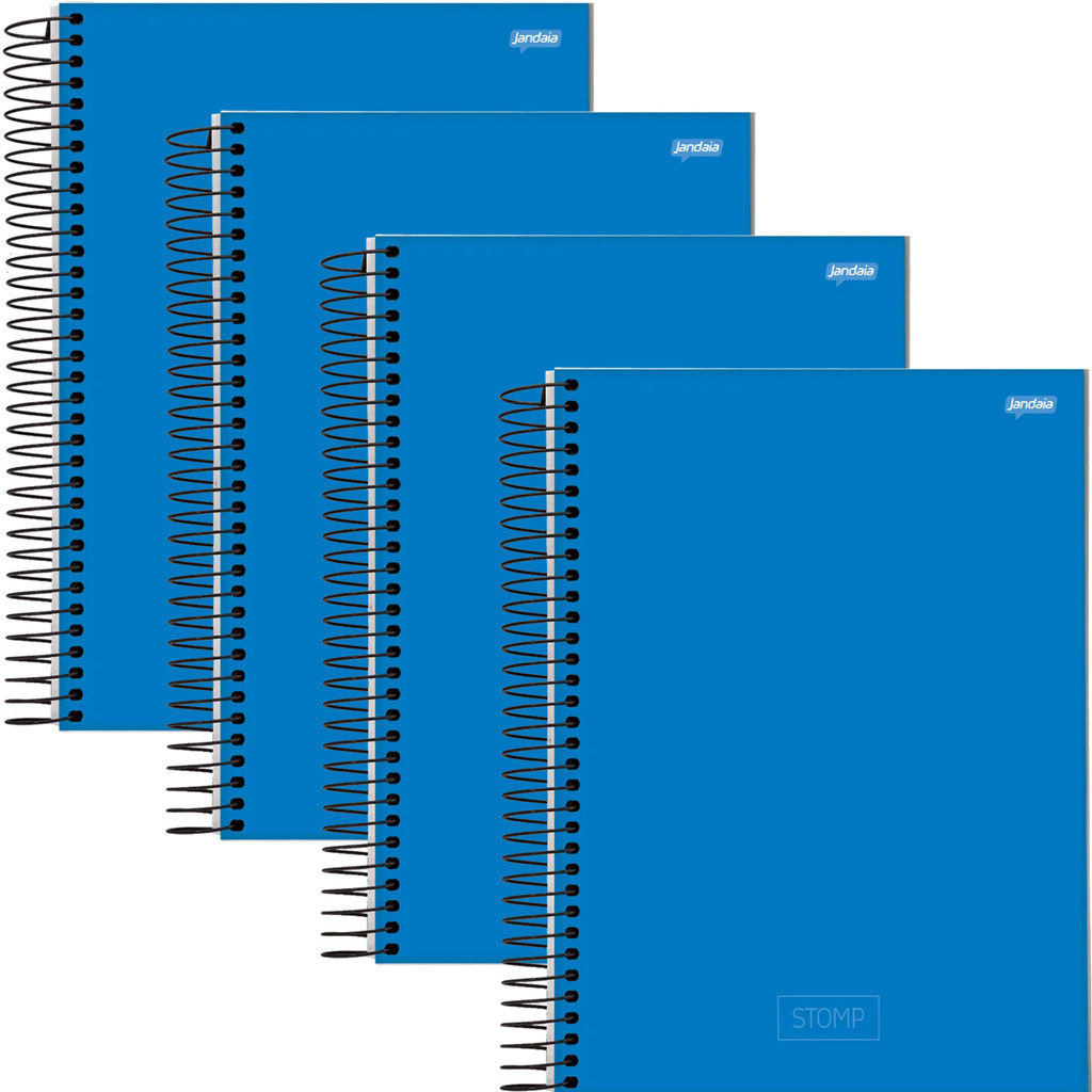 Caderno Universitário 1 Matéria 96F Stomp Azul Jandaia - Stationery