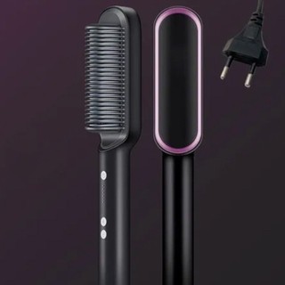 Escova Alisadora Anion Hair Pro 3 em 1 , Secador, Chapinha e Modelador de Cachos Bivolt A…