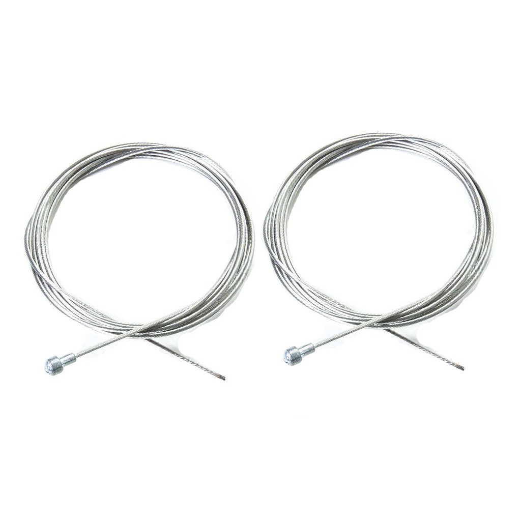 02 Cabo De Aço Freio Inox Para Speed Sti 1.5mm X 2.1 Metros