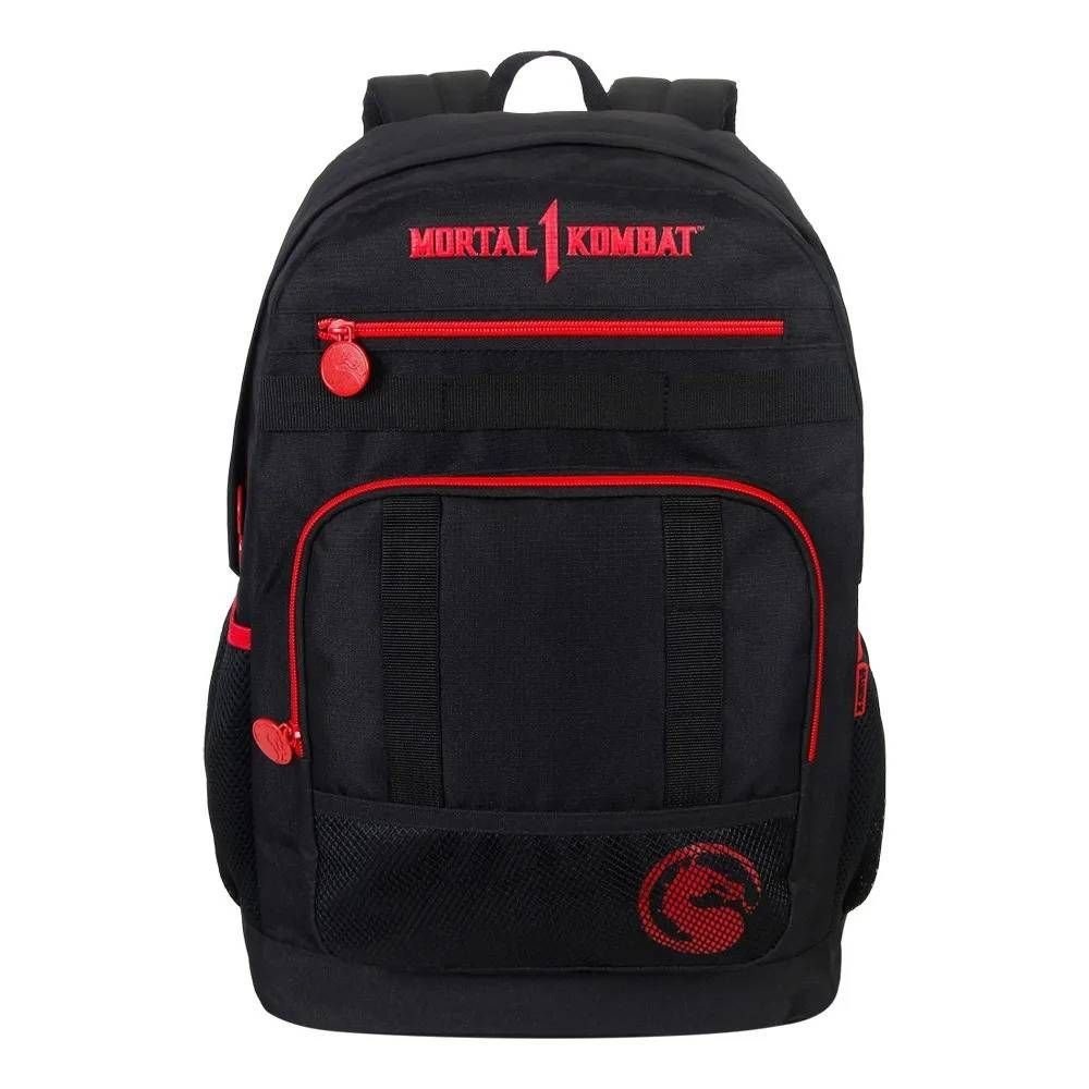 MOCHILA MORTAL KOMBAT TEEN UTILITY - PRETA