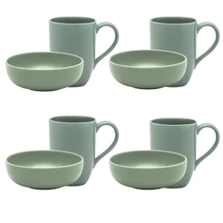 Jogo Lanche De 8 Peças Oxford Flat Matcha