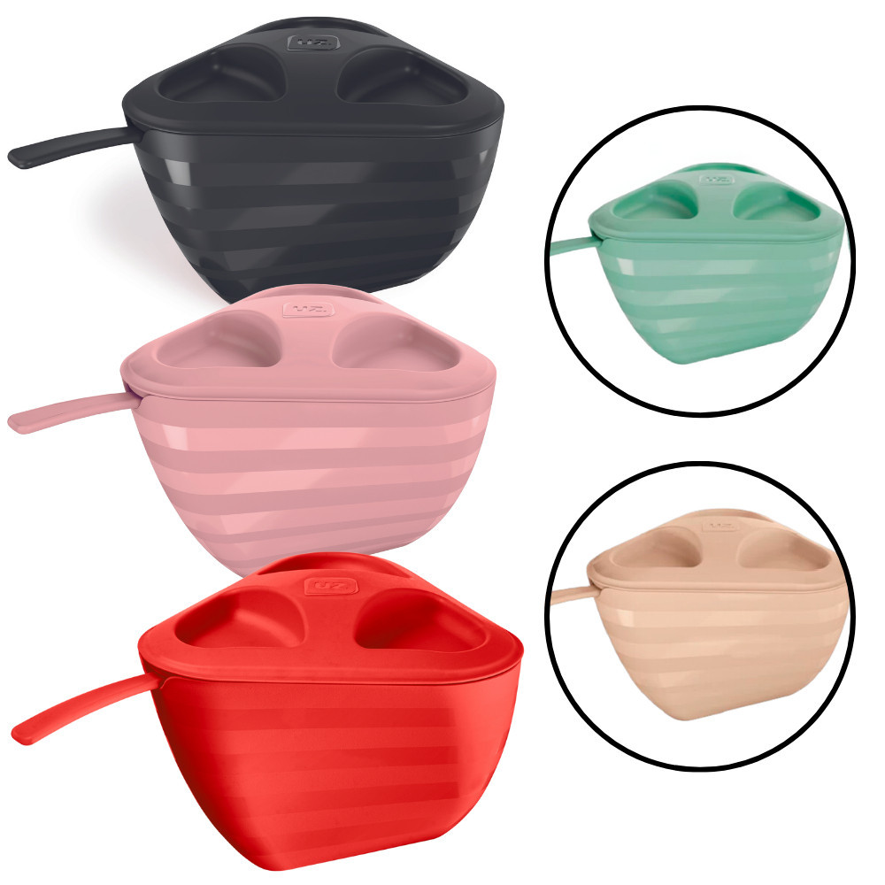 Farinheiro Açucareiro Porta Farinha com Colher Bolo Cozinha Plástico Premium UZ Utilidades