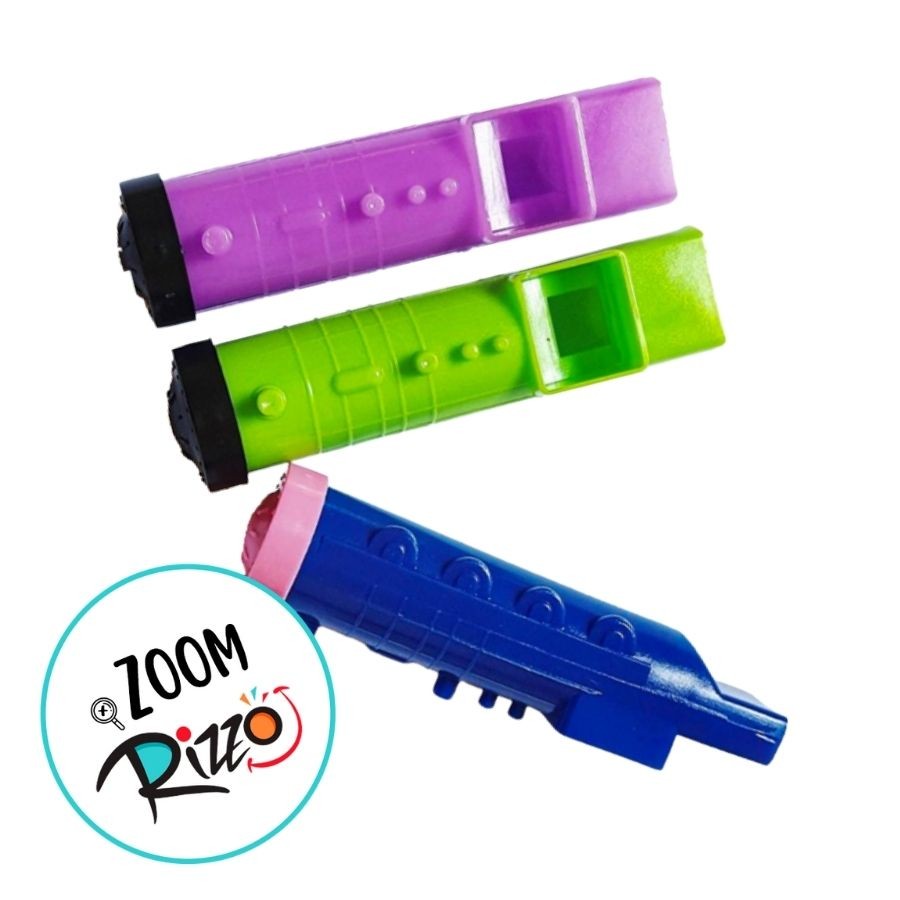 Detalhes do Brinquedo Apito de Trem - 8,5cm - 3 unidades - Rizzo