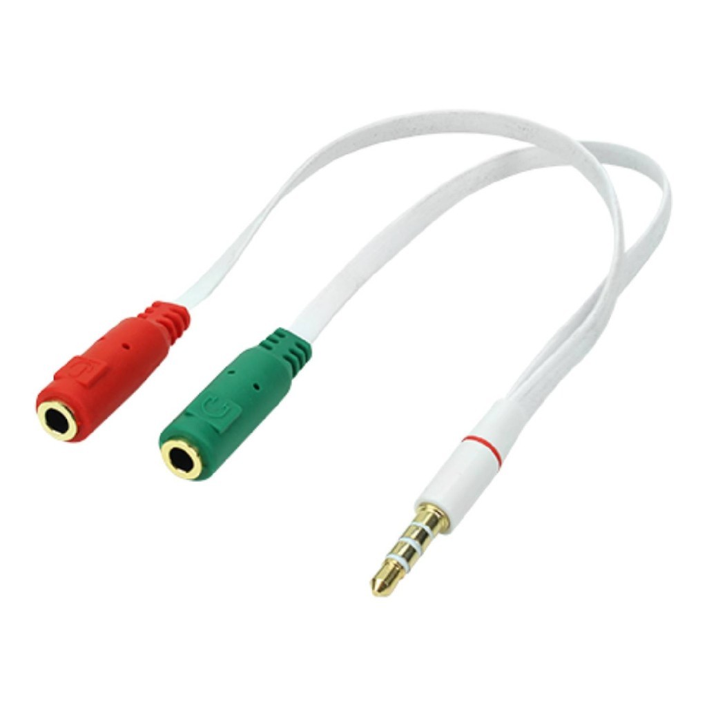 Cabo Adaptador P3 (P2 Combo) P/ Fone E Microfone Headset