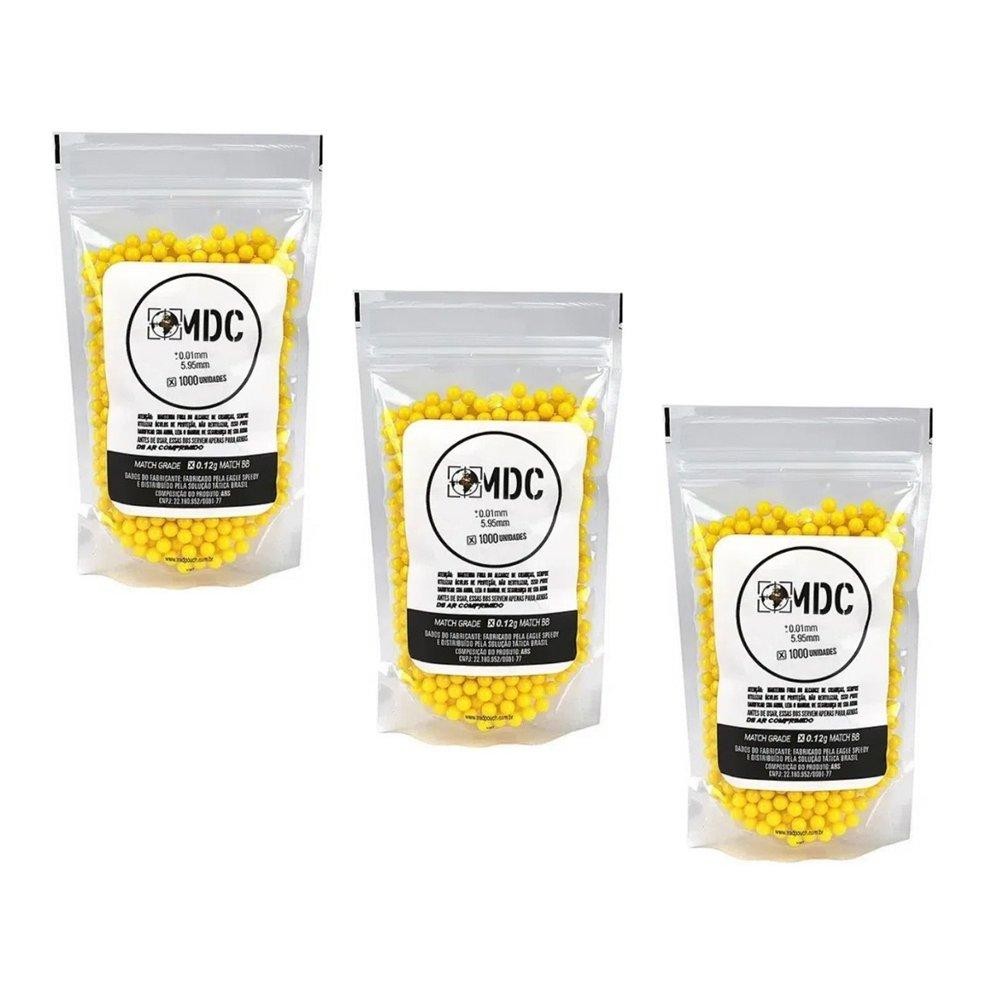 3 pacotes de Esfera BBS Airsoft BBs 0,12g - 3000 unds em Oferta na Shopee