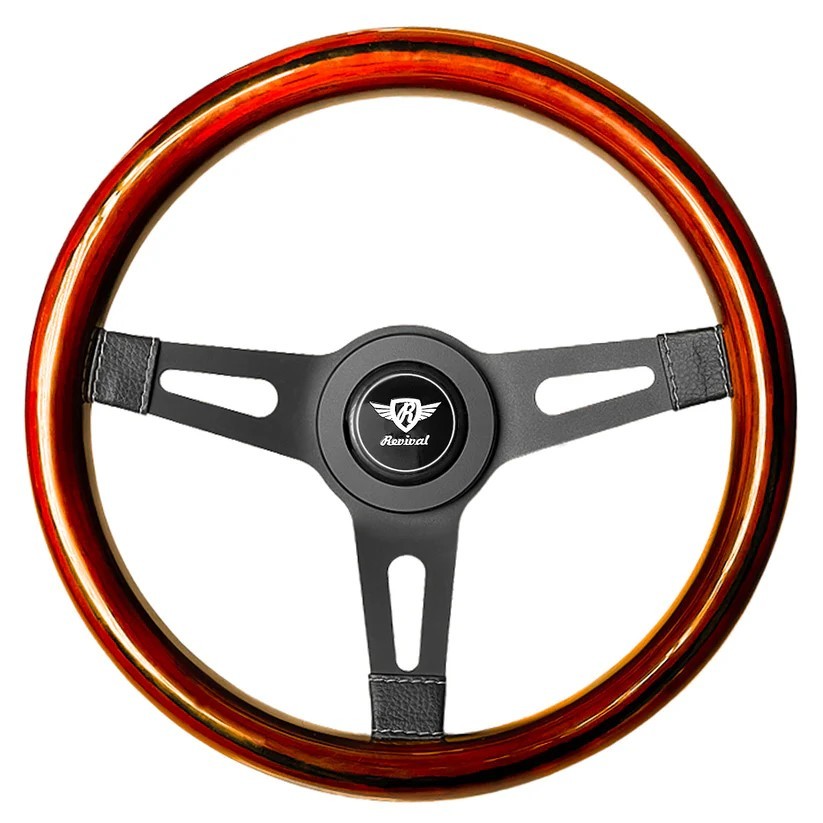 Volante Madeira Mini Classic Vw Buggy Jeep Fusca 77 78 79 80