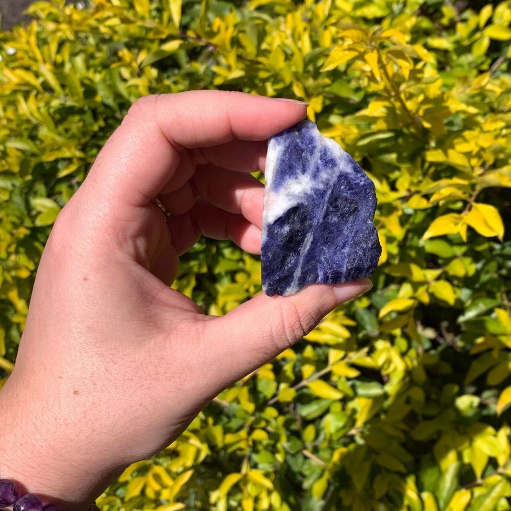 Sodalita Pedra Bruta Cristal Natural - Escolha o Tamanho