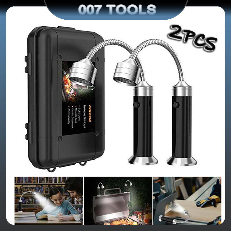 2 Peças Lanterna Magnética Led Pescoço Luz Rotativa Adequada Para Churrasco Acampamento Leitura Manutenção Do Carro em Oferta na Shopee