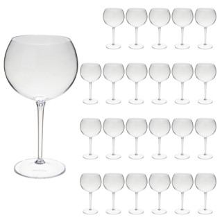 Taça Gin Curves 600ml Kit 24un Acrílico Alto Padrão em Oferta na Shopee