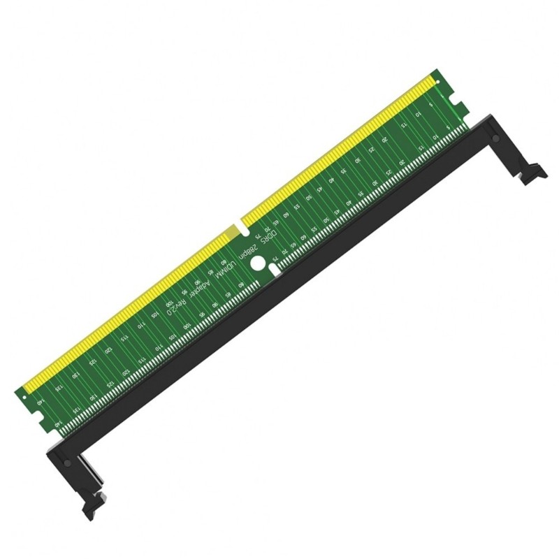 KOK DDR5 DIMM 288Pin Para SO DDR5 Slot Adaptador Teste Proteções Cartão DDR5 Módulos De De Memória Com Travas Curtas