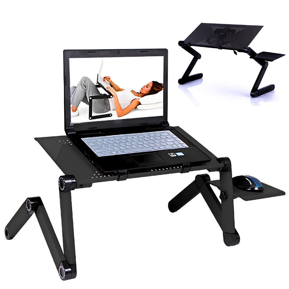 Suporte Notebook De Cama Mesa Articulada Dobrável Monitor